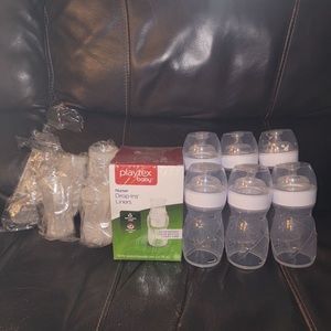 PLAYTEX Bottles and Drop In Liners